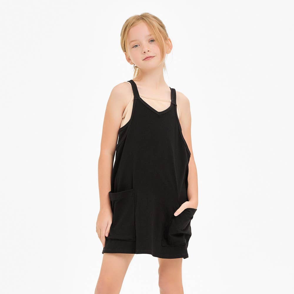 Relaxed Tank Dress with Built-In Romper Lining