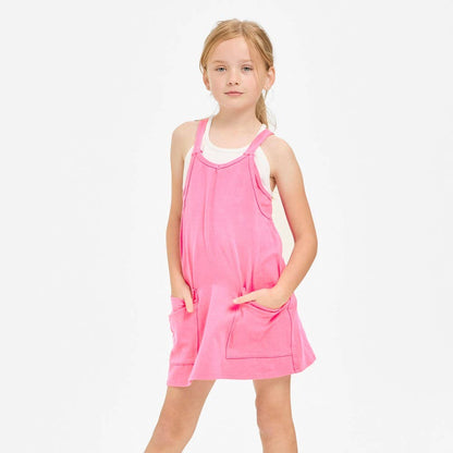 Relaxed Tank Dress with Built-In Romper Lining