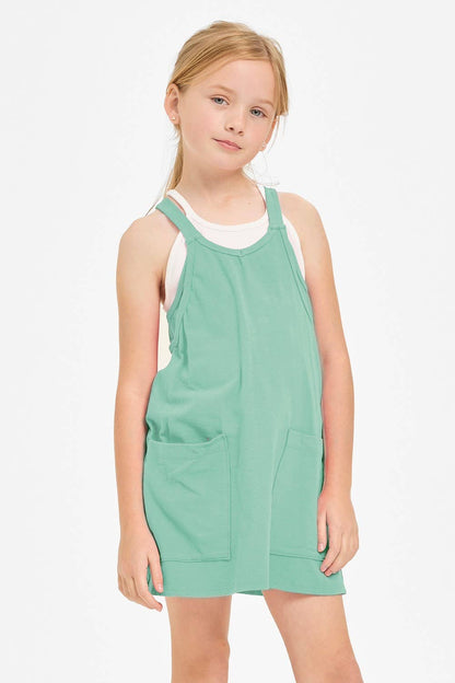 Relaxed Tank Dress with Built-In Romper Lining